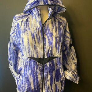 Nike Women's Blue Windbreaker Track Jacket